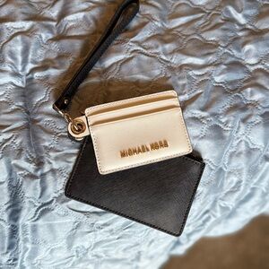 Michael Kors Black and White Card Holder